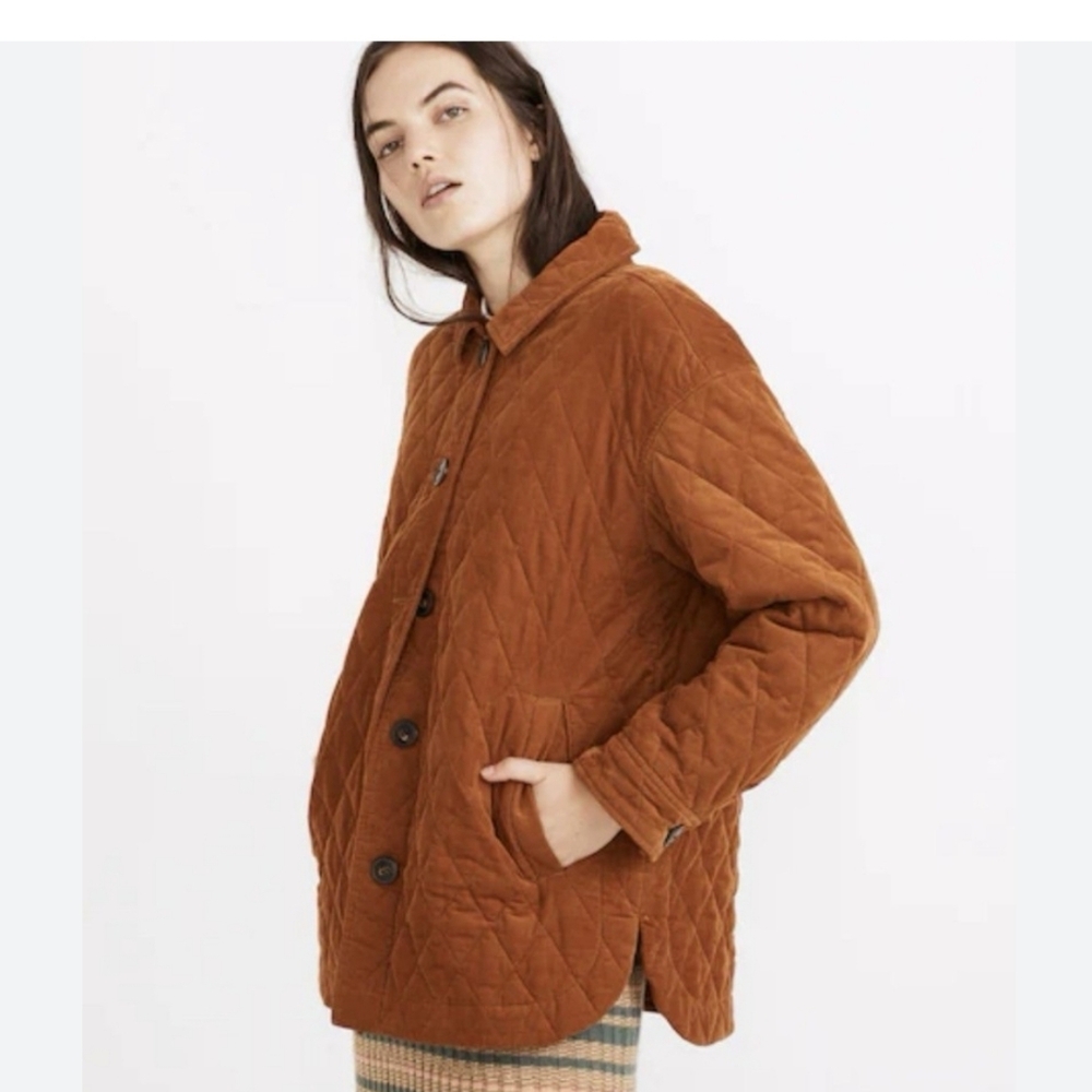 Madewell Walton Quilted Coat